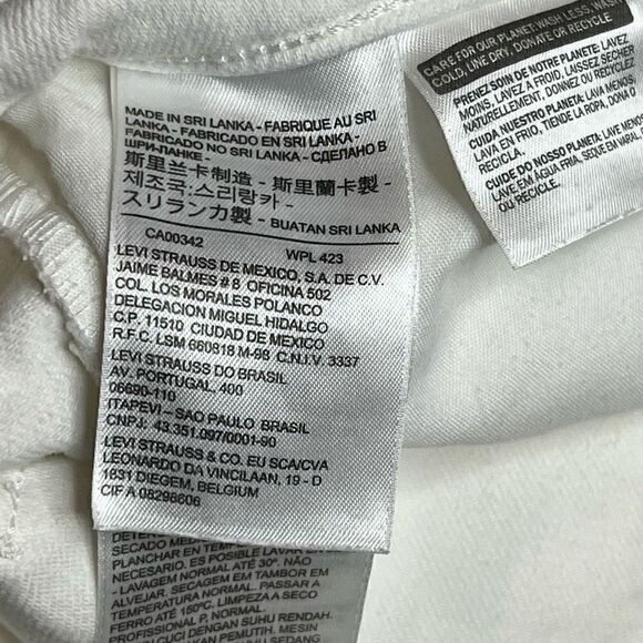 Levi’s vintage 90’s white Bermuda shorts size 31 - Picture 12 of 14